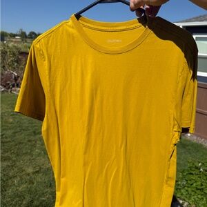 Men's Mustard Short Sleeve Tee